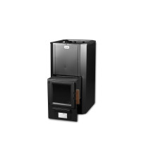 Stufa a legna per sauna - SKAMET P-220, porte in vetro