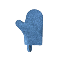 Guanto per sauna, grigio