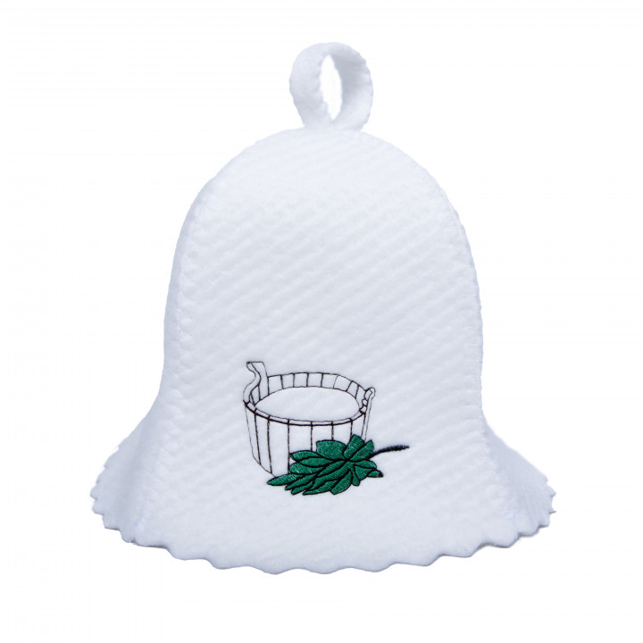 Cappello da sauna - vasca con frusta