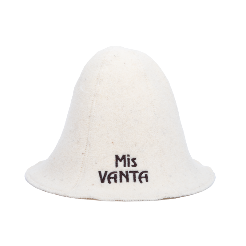 Cappello da sauna - Miss Vanta, bianco