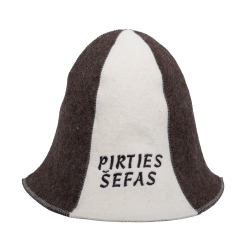 Cappello da sauna - PIRTIES ŠEFAS, a righe  Cappello da sauna - PIRTIES ŠEFAS, a righe