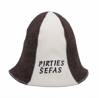 Cappello da sauna - PIRTIES ŠEFAS, a righe