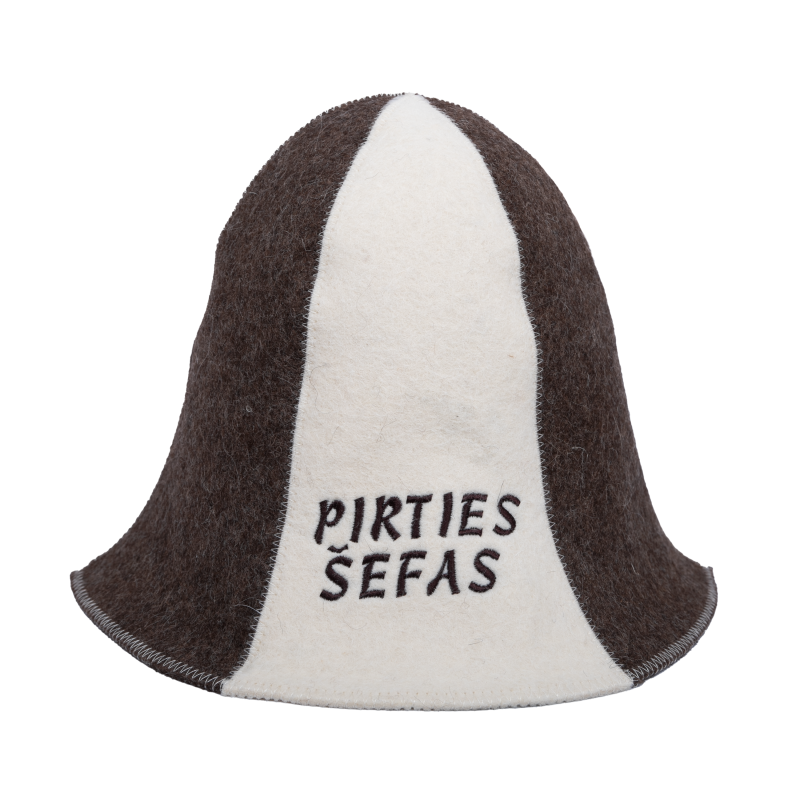 Cappello da sauna - PIRTIES ŠEFAS, a righe