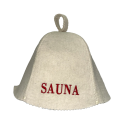 Cappello da sauna - Sauna, con scritta rossa - 0 Cappello da sauna - Sauna, con scritta rossa - 0