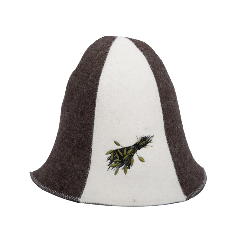 Cappello da sauna - SAUNA WHISK, a righe