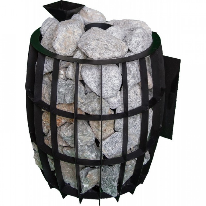 Stufa per sauna a legna - TEPLODAR BARREL 16 con porta in vetro