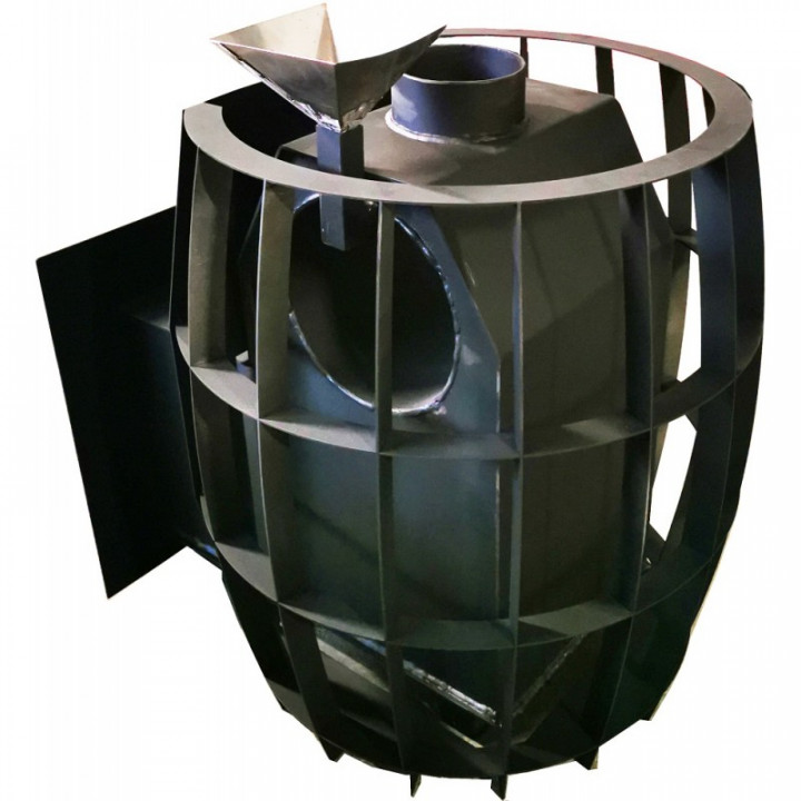Stufa per sauna a legna - TEPLODAR BARREL 16 con porta in vetro