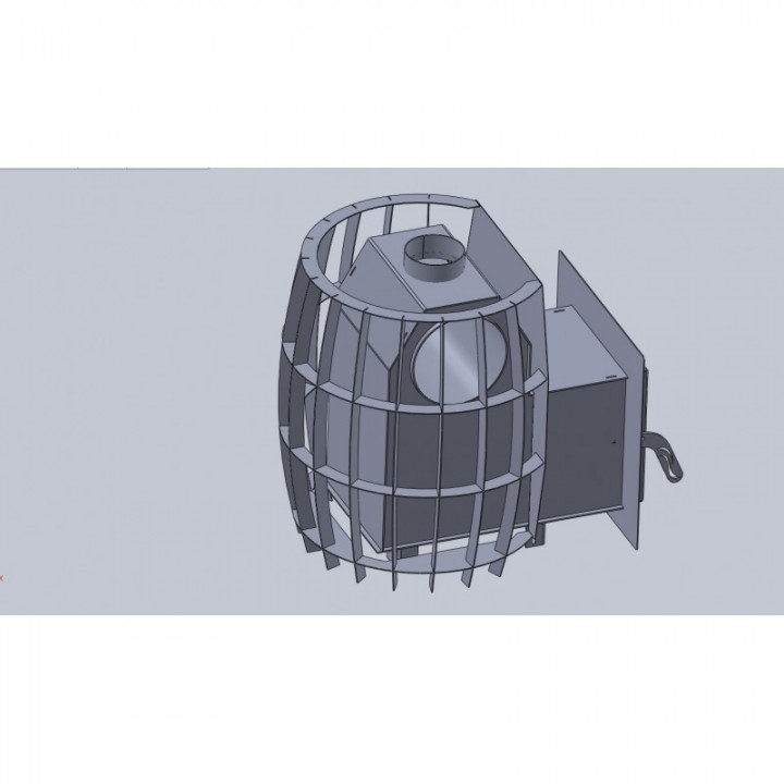 Stufa per sauna a legna - TEPLODAR BARREL 16 con porta in vetro