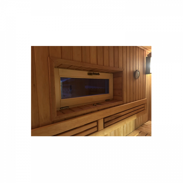 Finestra per sauna 1000x500, a cerniera