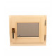 Finestra per sauna 600x500, orizzontale