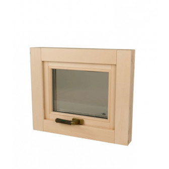 Finestra della sauna 600x500, tipo inglese