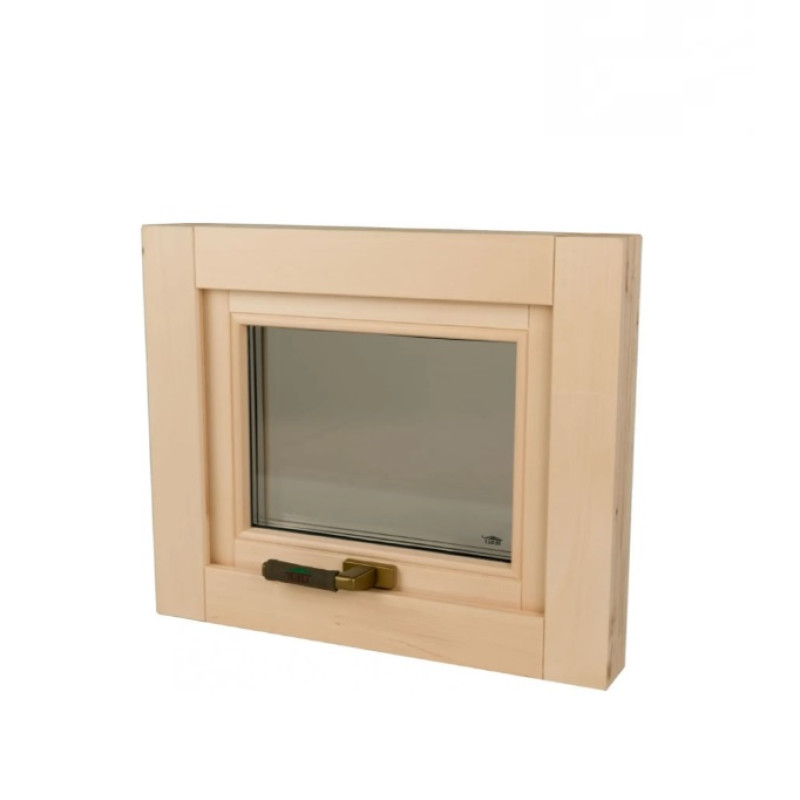 Finestra della sauna 600x500, tipo inglese