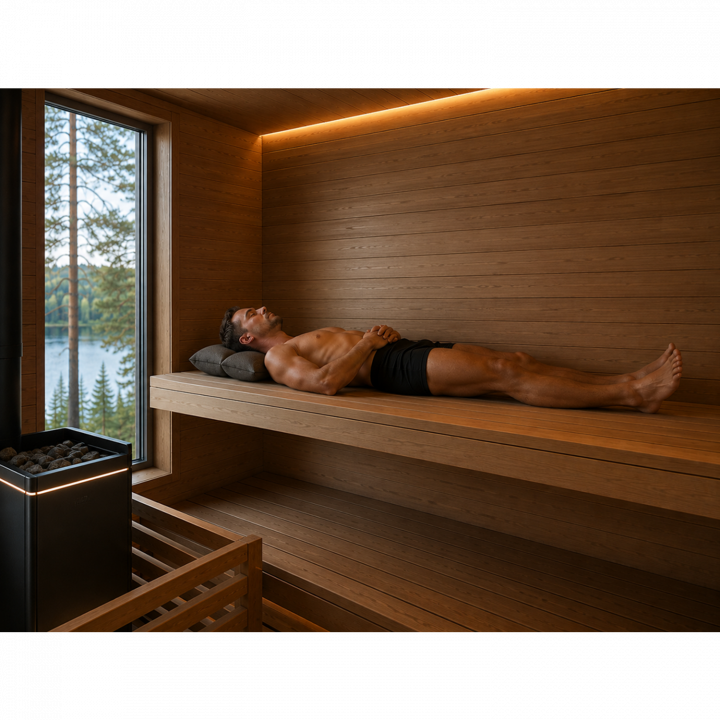 Cuscino per sauna 450 × 340 × 100 mm