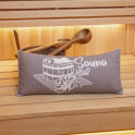 Cuscino per sauna, marrone grigiastro - 1 Cuscino per sauna, marrone grigiastro - 1