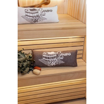 Cuscino per sauna, marrone