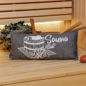 Cuscino per sauna, grigio scuro - 2 Cuscino per sauna, grigio scuro - 2