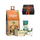 SET SAUNA in una confezione regalo. Olio essenziale di eucalipto, miele per massaggi e olio essenziale di menta