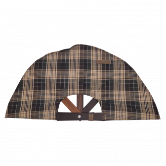 Ventilatore da sauna, tessuto a quadri scuri