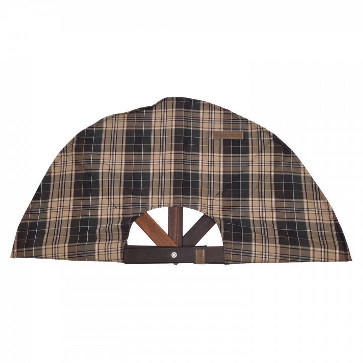 Ventilatore da sauna, tessuto a quadri scuri