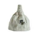 Cappello da sauna in cotone - CREMA - 0