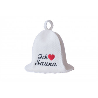 Cappello da sauna - Ich liebe Sauna