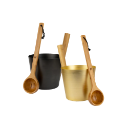 Set secchio e mestolo in alluminio RENTO 