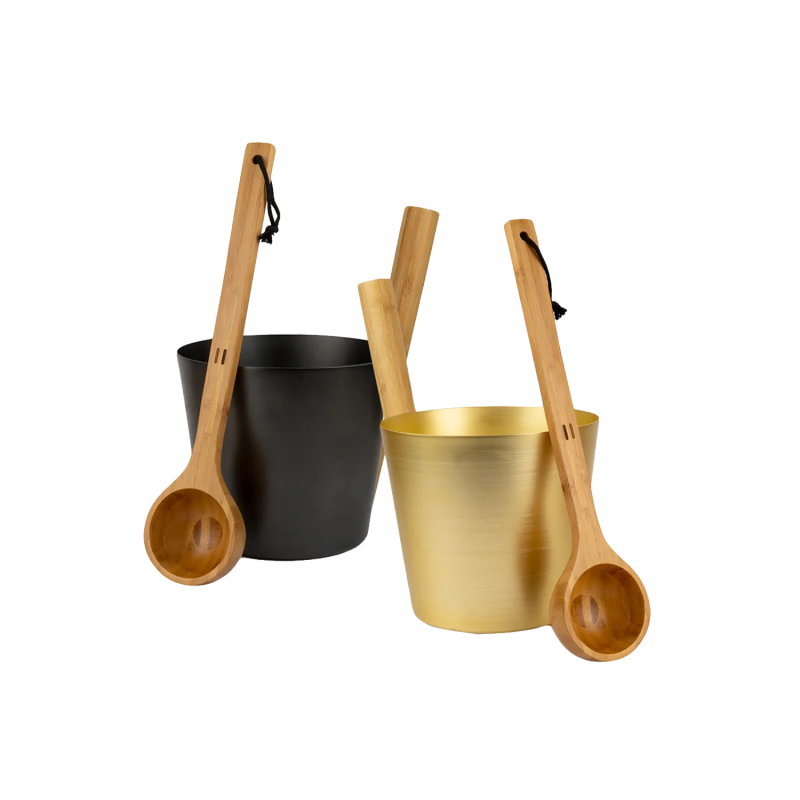 Set secchio e mestolo in alluminio RENTO