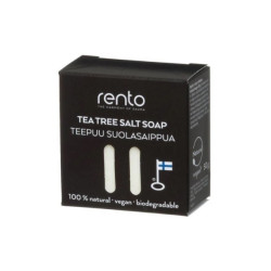 Sapone al sale RENTO, tea tree 50 g.  Sapone al sale RENTO, tea tree 50 g.