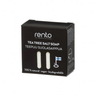 Sapone al sale RENTO, tea tree 50 g.
