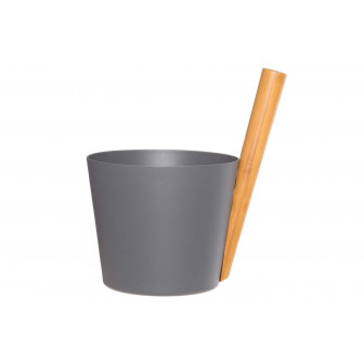 Secchio in alluminio RENTO, grigio