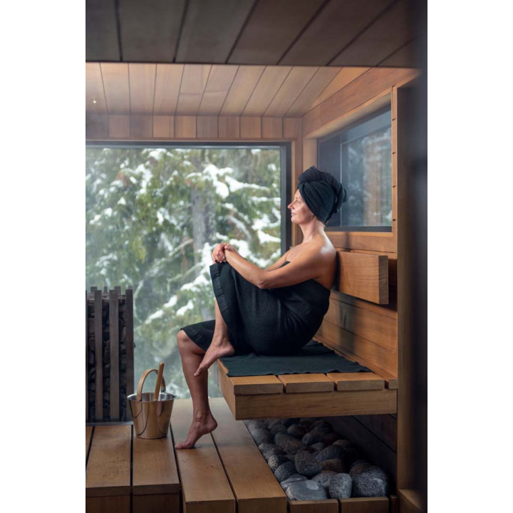 Coprisedile per sauna RENTO - KENNO, 60 × 160, verde scuro