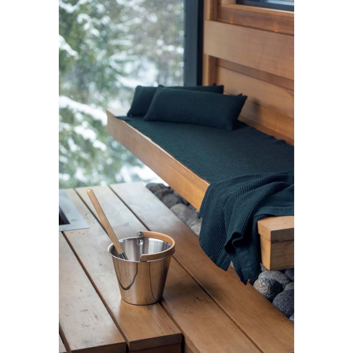 Coprisedile per sauna RENTO - KENNO, 60 × 160, verde scuro