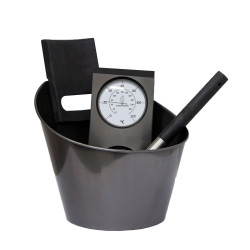Set di accessori per sauna HARVIA, nero