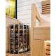 Stufa elettrica per sauna - HARVIA Glow Corner TRC70XE 6,8 kW