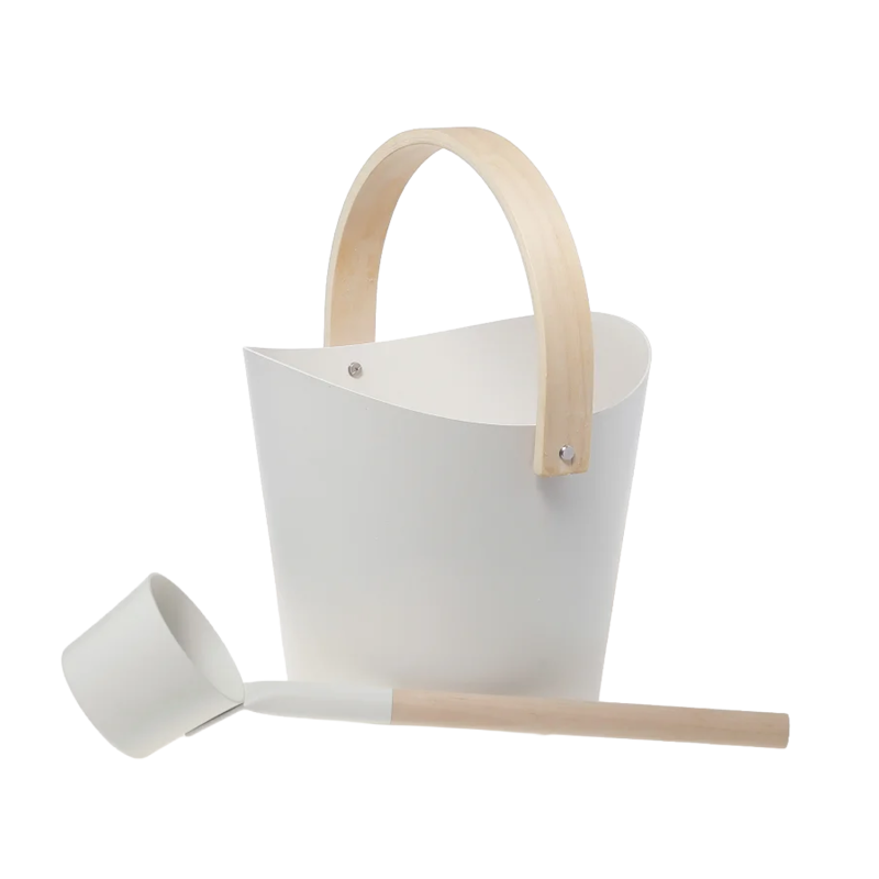 Set secchio e mestolo in alluminio SAUFLEX