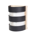 Paralume SAUFLEX, nero, bianco - 0