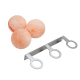 Palline di sale himalayano SAUFLEX, con supporto, 3 pezzi