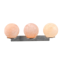 Palline di sale himalayano SAUFLEX, con supporto, 3 pezzi - 3