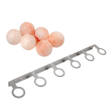 Palline di sale himalayano SAUFLEX, con supporto, 6 pezzi - 1