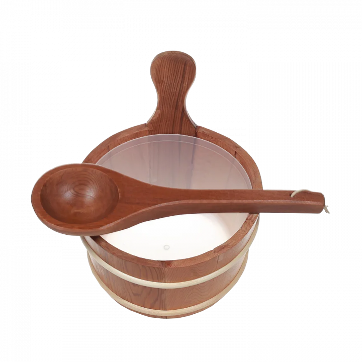 SAUFLEX secchio in legno 4 l, cedro