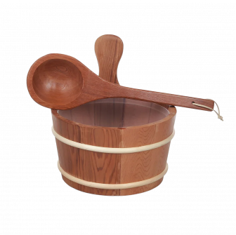 SAUFLEX secchio in legno 4 l, cedro