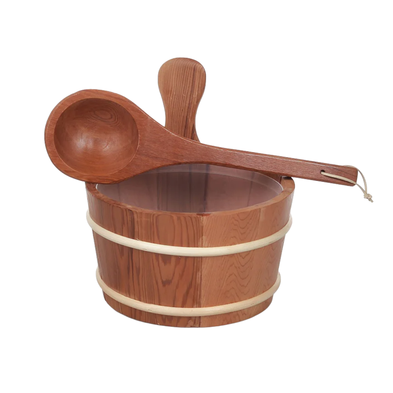 SAUFLEX secchio in legno 4 l, cedro