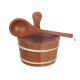 SAUFLEX secchio in legno 4 l, cedro