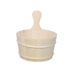 SAUFLEX secchio in legno 4 l, pino