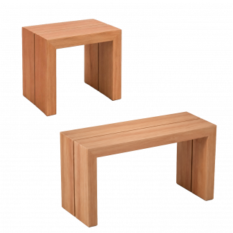 Panca da sauna SAWO Siro in legno di cedro
