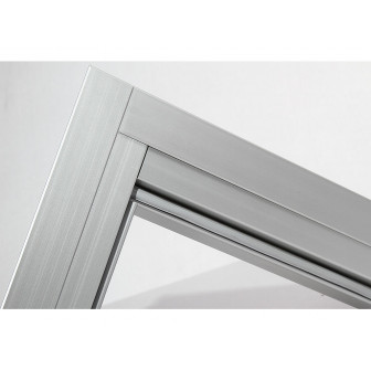 Set di profili in alluminio Harvia per porte in vetro 7 × 19–21, grigio