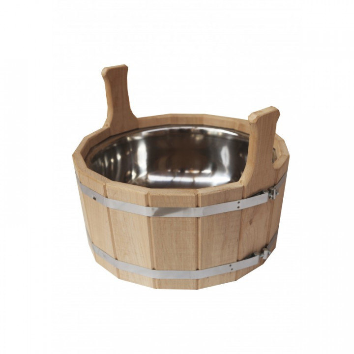 Benna con inserto in acciaio inossidabile, 12 l