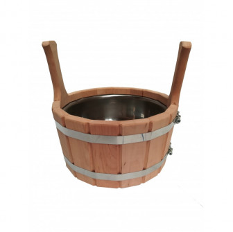 Secchio con inserto in acciaio inox, 5 l