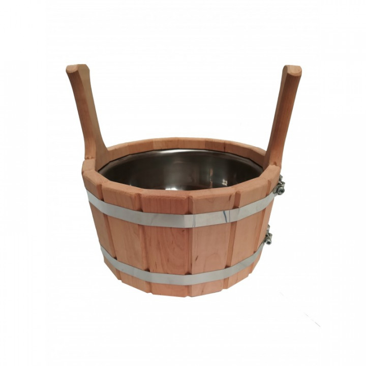 Secchio con inserto in acciaio inox, 5 l