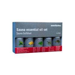 Set di oli essenziali per sauna Sentiotec 